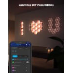خرید لامپ هوشمند GoVee Glide Ultra - شش ضلعی - رنگ Meteor Gray - پک هفت‌تایی